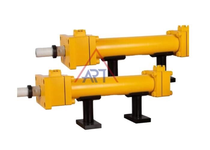 REG Double Acting Engineering Hydraulic Force Cylinder 100-2000mm Stroke Round Type